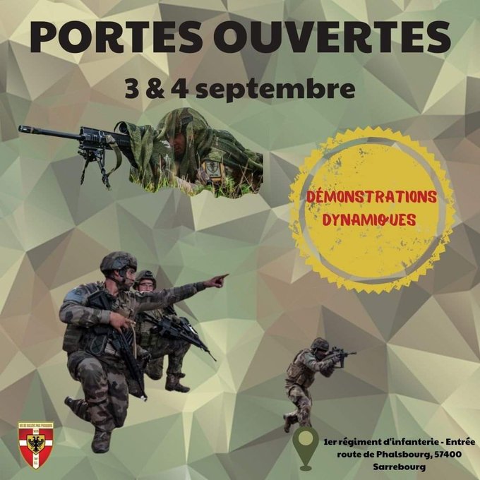 JPO - 1er Régiment d'Infanterie, Sarrebourg -57, 3 et 4 septembre 2022 Fy1mw910