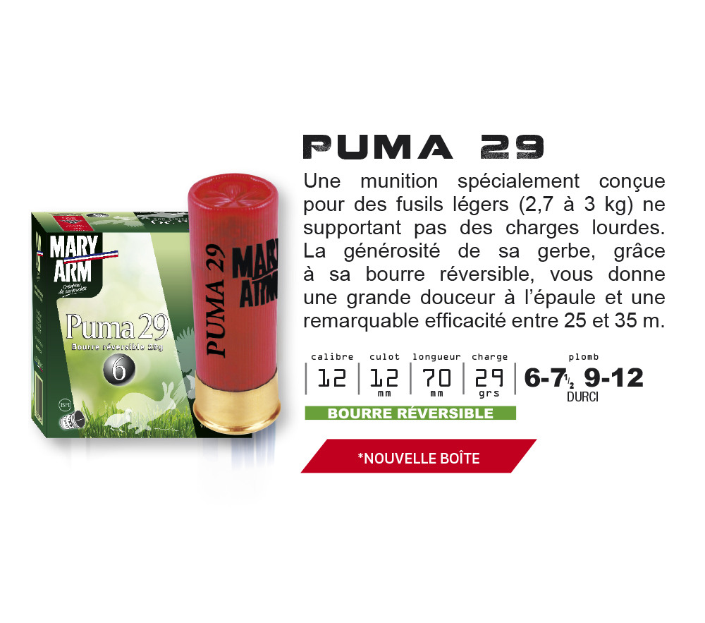 bourres bior - Influence de la bourre (BG/BJ/BIOR) - TESTS Puma-210