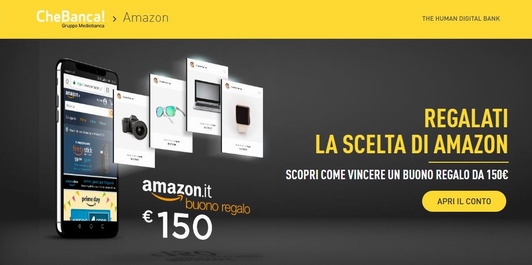 CHEBANCA! regala BUONO AMAZON € 150 [promozione scaduta il 31/10/2018] Cattur10