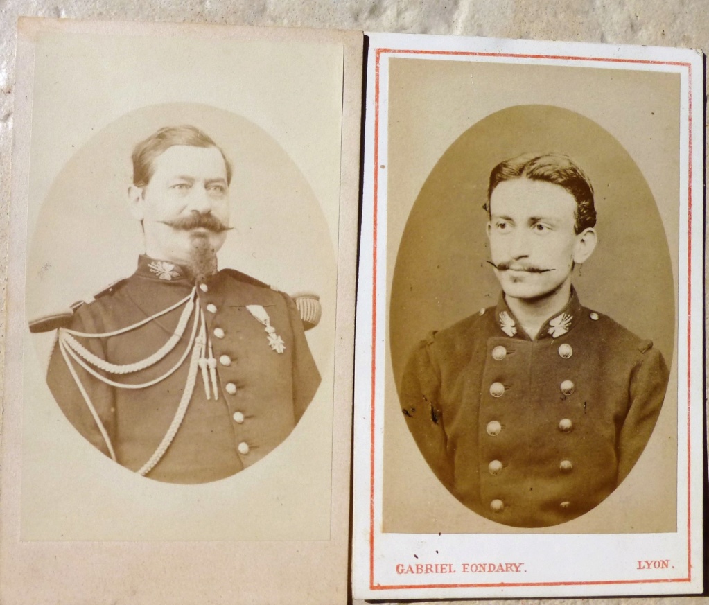 3 photos: Mobile en 1870 ? officier soldat d'etat-major? P1080611