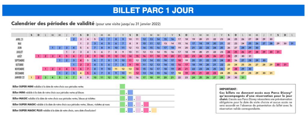 soiree - Tous les types de billets pour Disneyland Paris - Page 3 Captur67