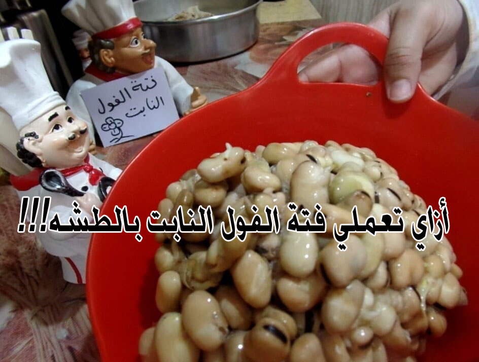 أزاي تعملي فتة الفول النابت بالطشه Aia_ao10