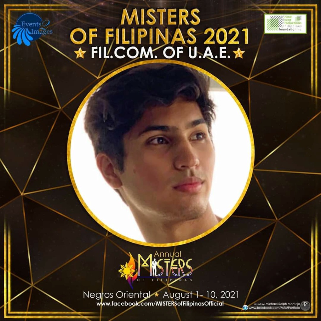 Mister of Filipinas 2021 is  FIL COMM UAE (Nadim Elzein) Fb_im575