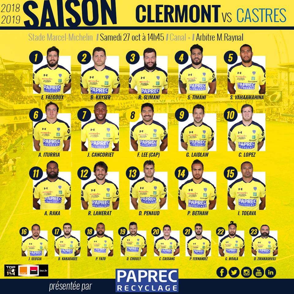 Clermont castres  - Page 3 44878310