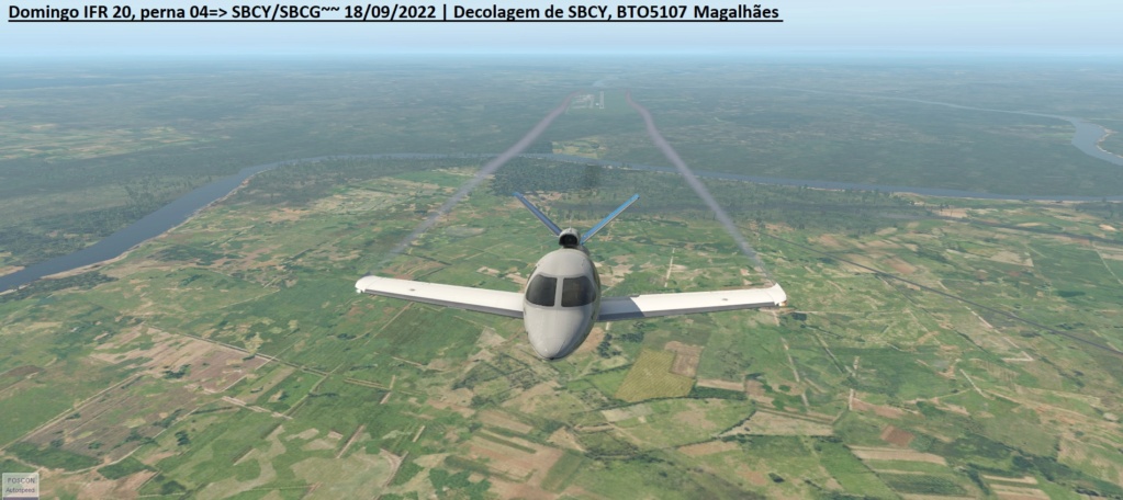 Domingo IFR 20, perna 04=> SBCY/SBCG~~ 18/09/2022 Z180