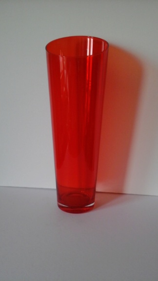Bought as red art glass vase but is it glass? 20180718