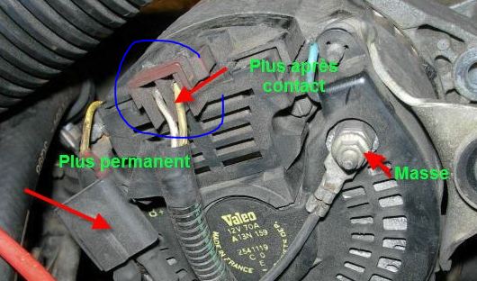 Voyant batterie allumé Captu265