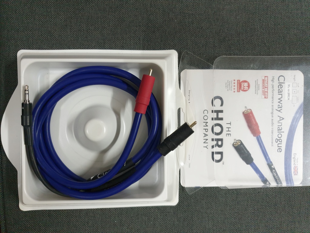 Chord Clearway 3.5mm mj to stereo rca 1m  20190812