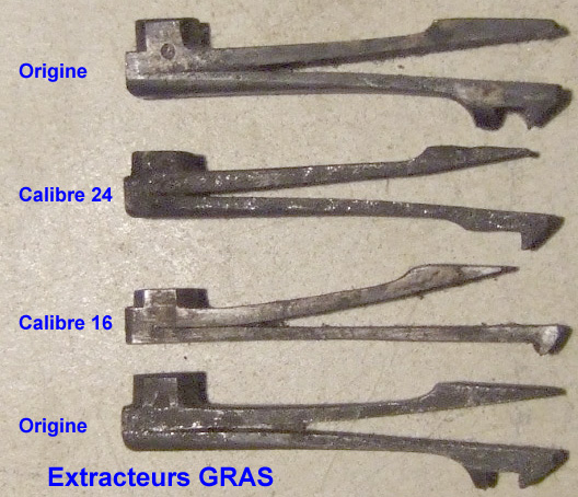 Les fusils Gras modifiés Chasse Extrac12