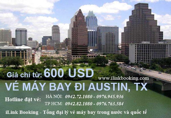 Đại lý vé máy bay đi Mỹ giá rẻ - iLink Booking Austin10