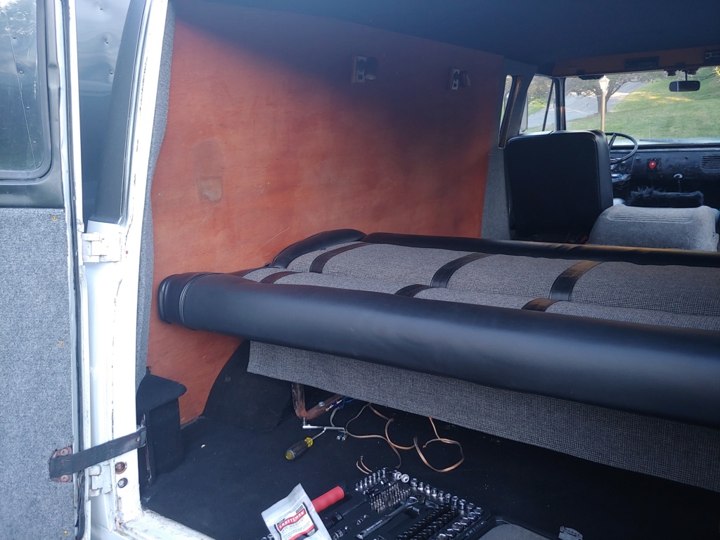 Rear folding bench seat out of '63 Econoline Bench_13