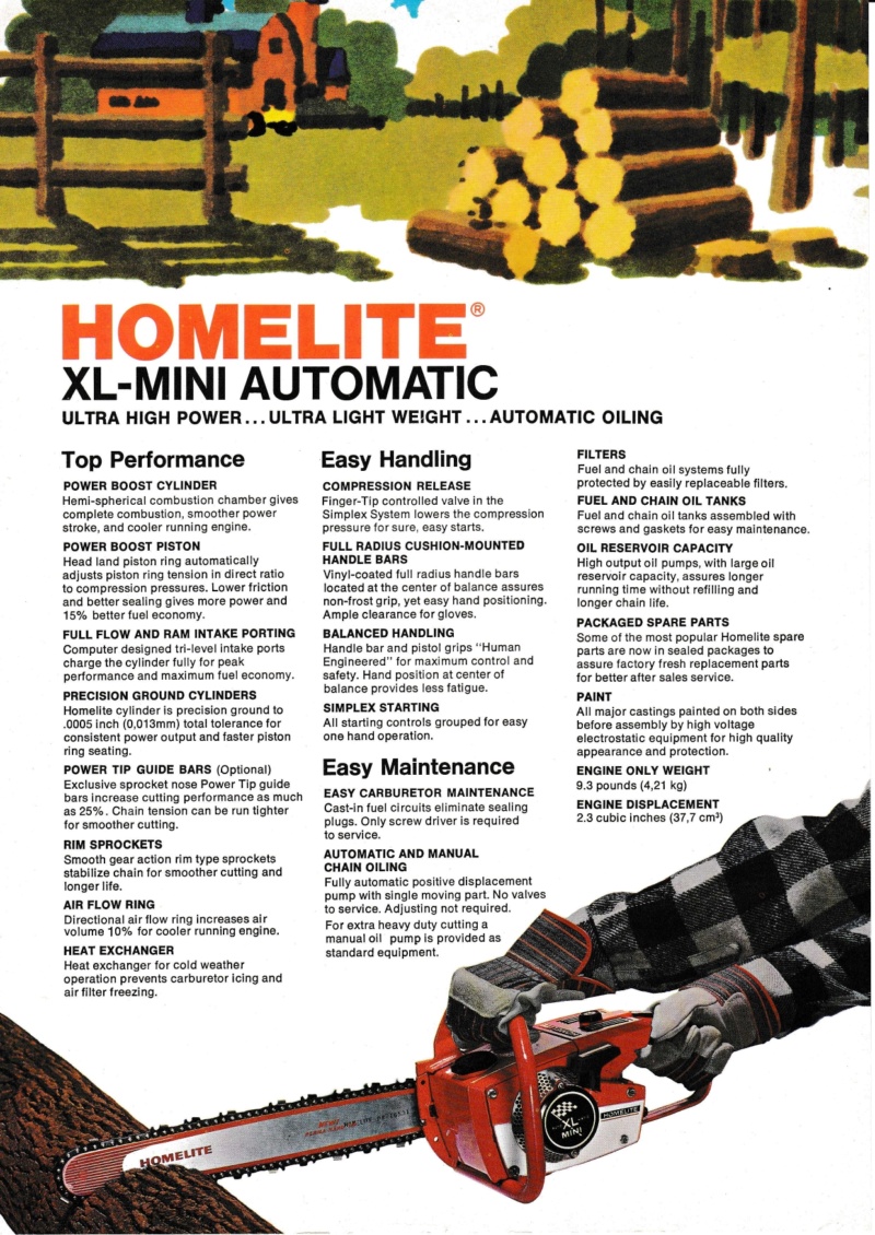 Homelite XL-Mini Automatic---Scheda Tecnica Homeli19
