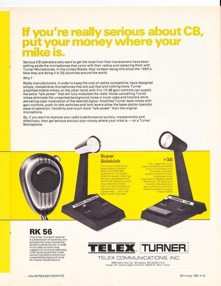TURNER - Turner Super Sidekick (Micro de table) Turner10