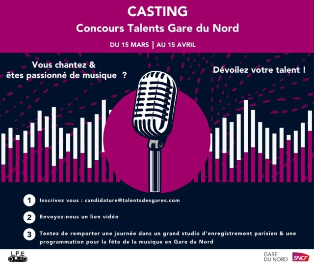 Grand Concours "Talents Gare du Nord" - 15 au 25 mars 2022 27560610