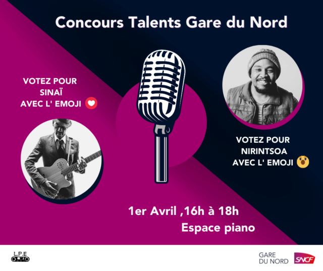 Grand Concours "Talents Gare du Nord" - 15 au 25 mars 2022 Concou11