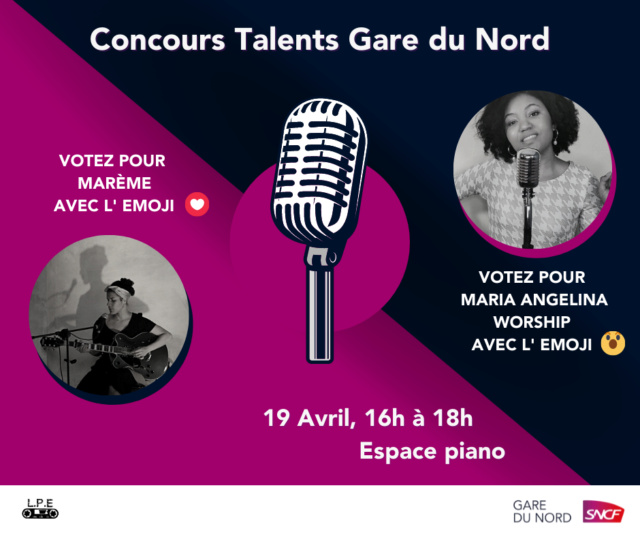 Grand Concours "Talents Gare du Nord" - 15 au 25 mars 2022 Concou12