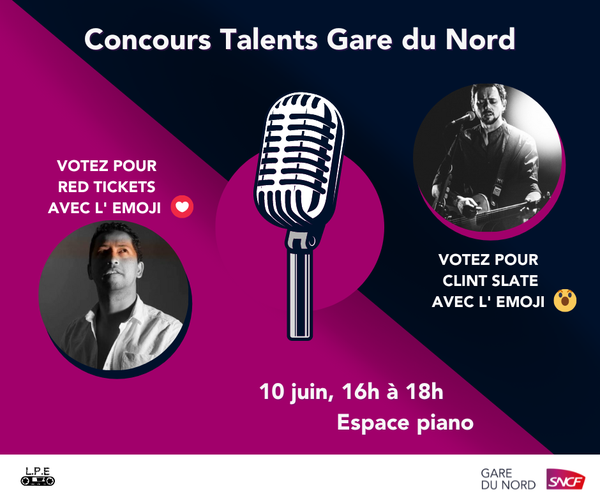 Elire le "Talent Gare du Nord" - 1er avril au 10 juin 2022 Concou16