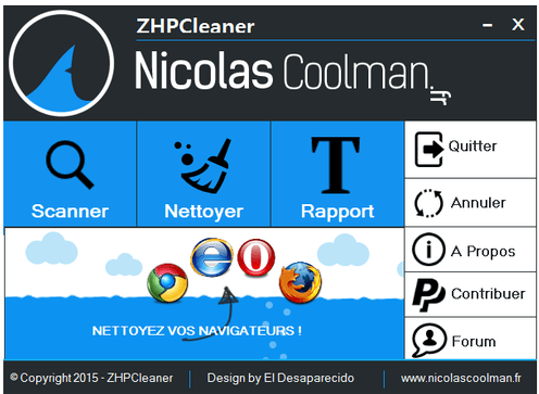 ZHPCleaner nettoyage Zhpcle10