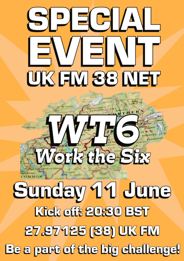 Special Northern Ireland activation this Sunday evening (11/06) Wt611