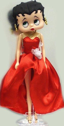 Betty en robe rouge. 6d877510
