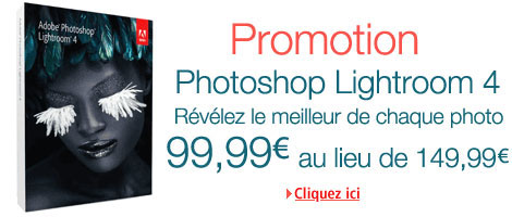 Promotion Adobe Photoshop Lightroom 4 sur Amazon
