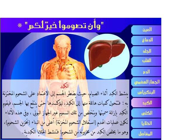 فوائد الصيام على اعضاء الجسم البشري 0810