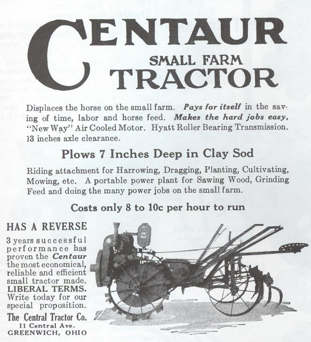 Le tracteur avant-train Centaur Centau10