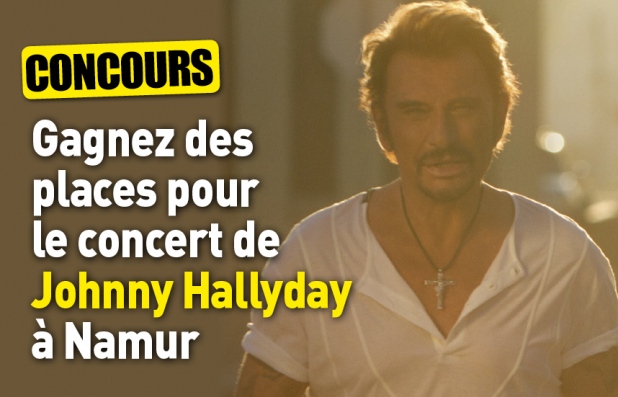 Gagnez des places pour le concert exceptionnel de Johnny Hallyday à Namur Johnny10