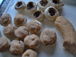 cogumelos com alheira :o) Filete21