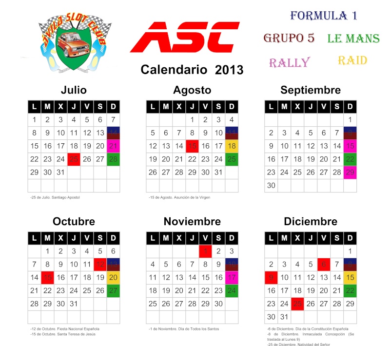 Calendario 2ª semestre Asc_2010