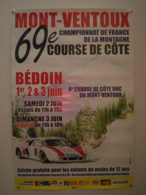  Affiche CC du Mont VENTOUX pour les amateurs de  Scora   Restau28