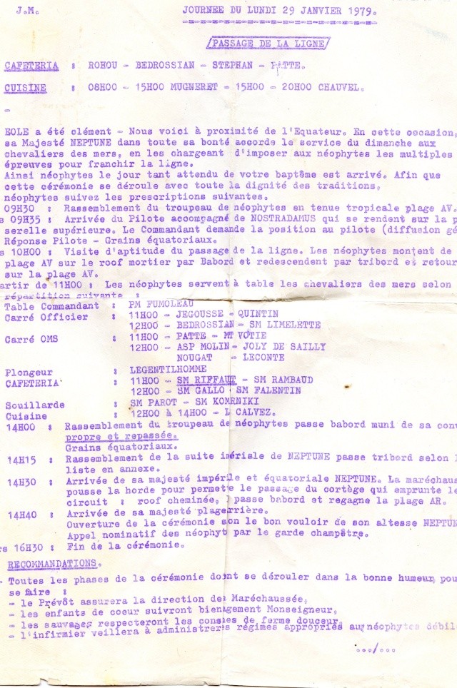 [ Les traditions dans la Marine ] LE PASSAGE DE LA LIGNE - ÉQUATEUR (Sujet unique) - Page 7 Img65910