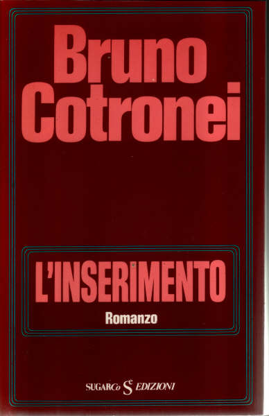 L'inserimento, romanzo di Bruno Cotronei 11copr10