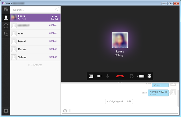 برنامج فايبر للكمبيوتر, Viber for Windows, مكالمات صوت و فيديو مجانيه Viber-10