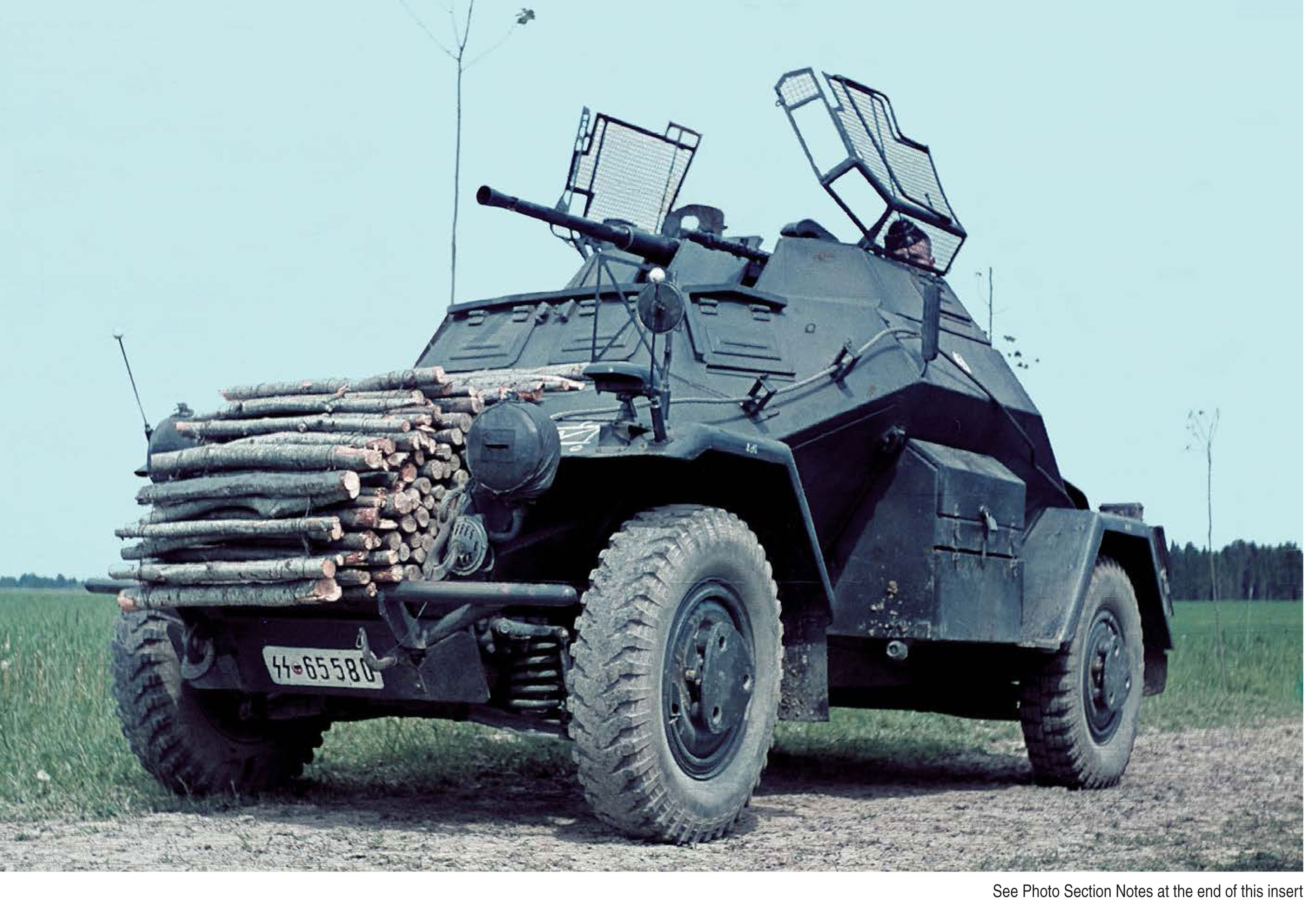 Couleur des bâches de roues et de phares des véhicules allemands wwII Sdkfz220