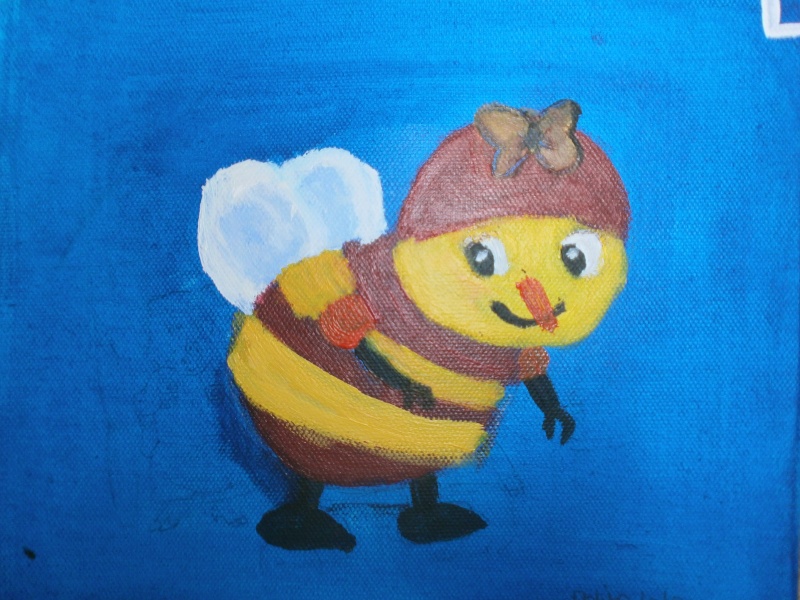 L'abeille de Laurine. ♪ P4280210