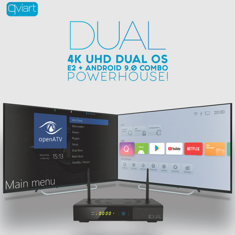 QVIART DUAL 4K [E2 + ANDROID 9.0] SAT+CABO+TDT+IPTV Qviart13