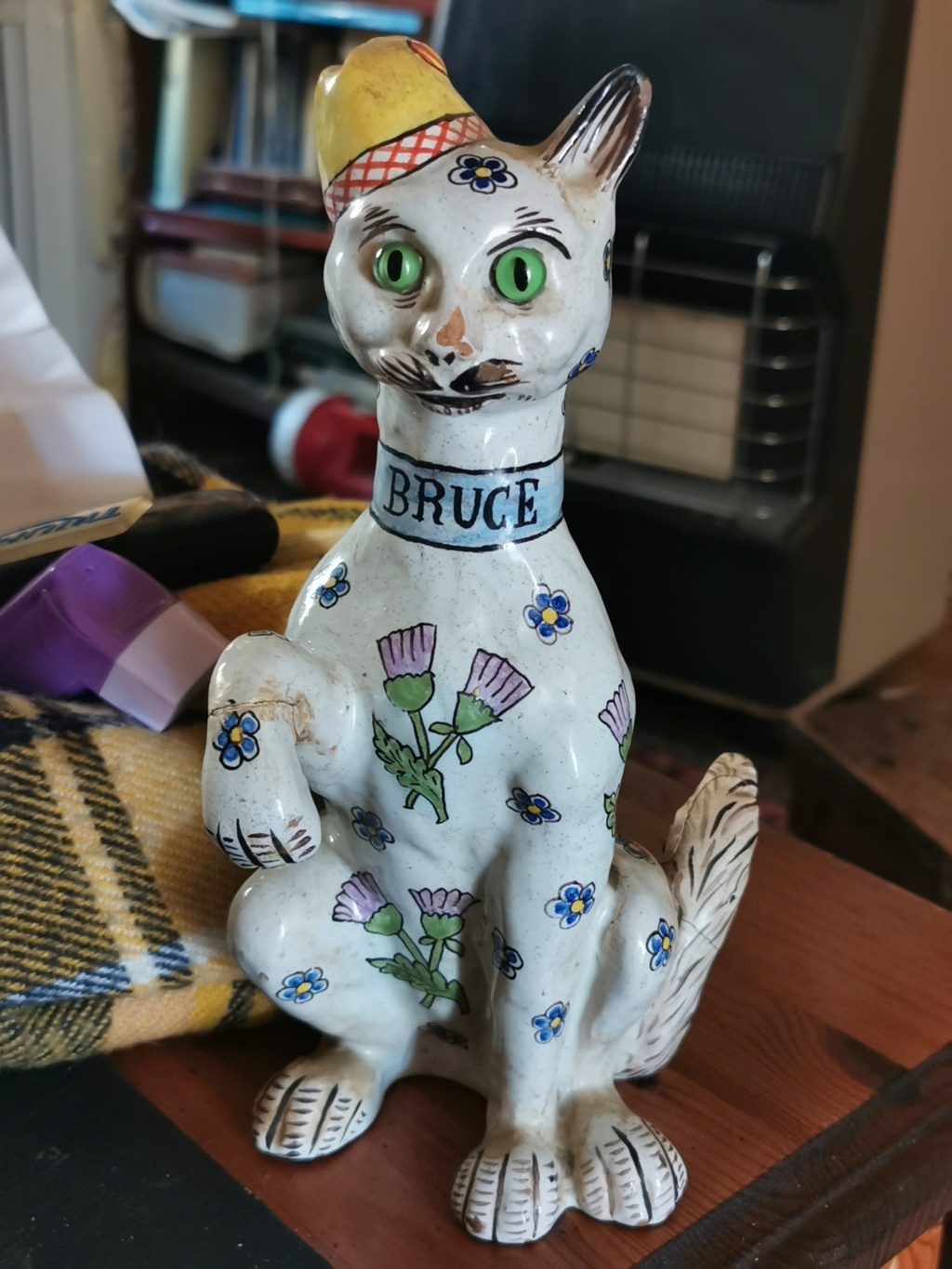 Bruce the Scottish Cat, Masonic faience, France  Img_2019
