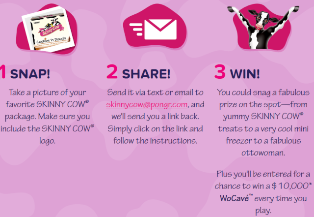 SKINNY COW® WoCavé Instant Win/Sweepstakes ends 6/30 Skinny10