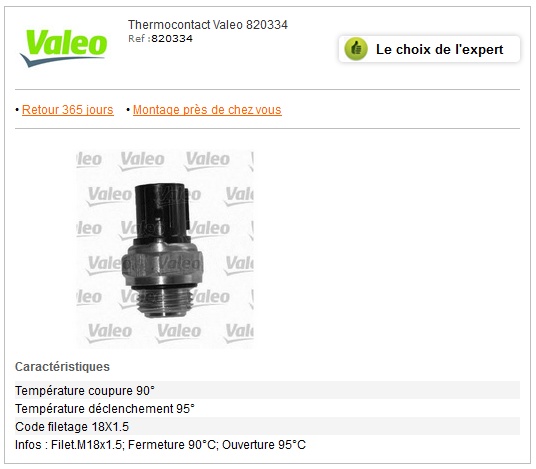 temperature d'eau ,limité la chauffe moteur Screen48