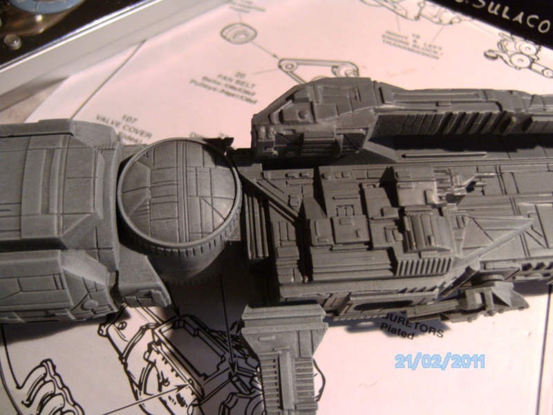 USS Sulaco aus Alien 2 von Halycon 1:2400 Pict2062