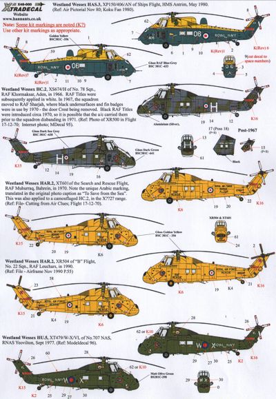 wesland wessex uh.5 italeri 1/48 (HC2) X4811110