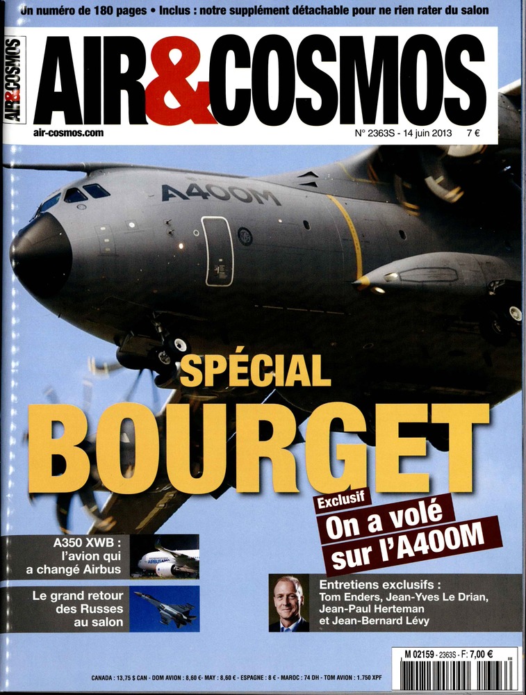 Presse & revues spécial Salon du Bourget 2013 M2159s11