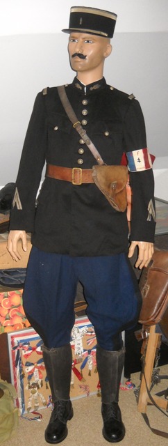 Gendarme à la libération en septembre 1944 23wttt10