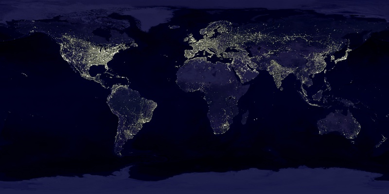 ARTIFICIAL LIGHTS IN THE WORLD Earth_10