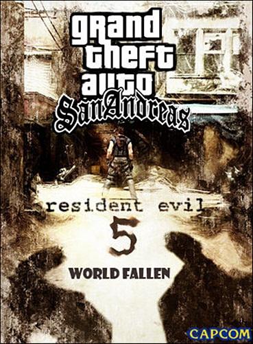  حصريا مع اجدد تعديل على لعبه جاتا التى يعشقها الملايين Grand Theft Auto San Andreas Resident Evil 5 World Fallen 1.40GB  18471010