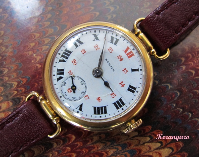 Une petite montre bracelet Zenith "transitionnelle" de 1917 110