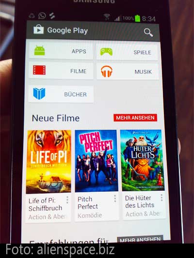 Google Play Store neues Design / Achtung bei Apps! 02052010