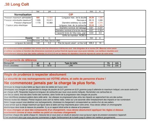 table de rechargement  38lc_210