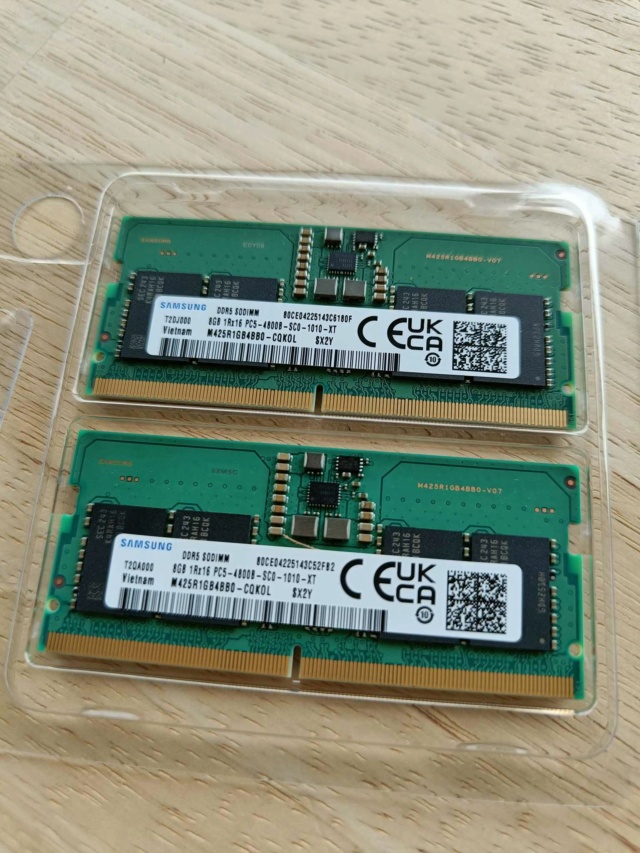 [VDS / ECH] DDR5 - Module de RAM pour PC portable - 2x8 GB 43824510